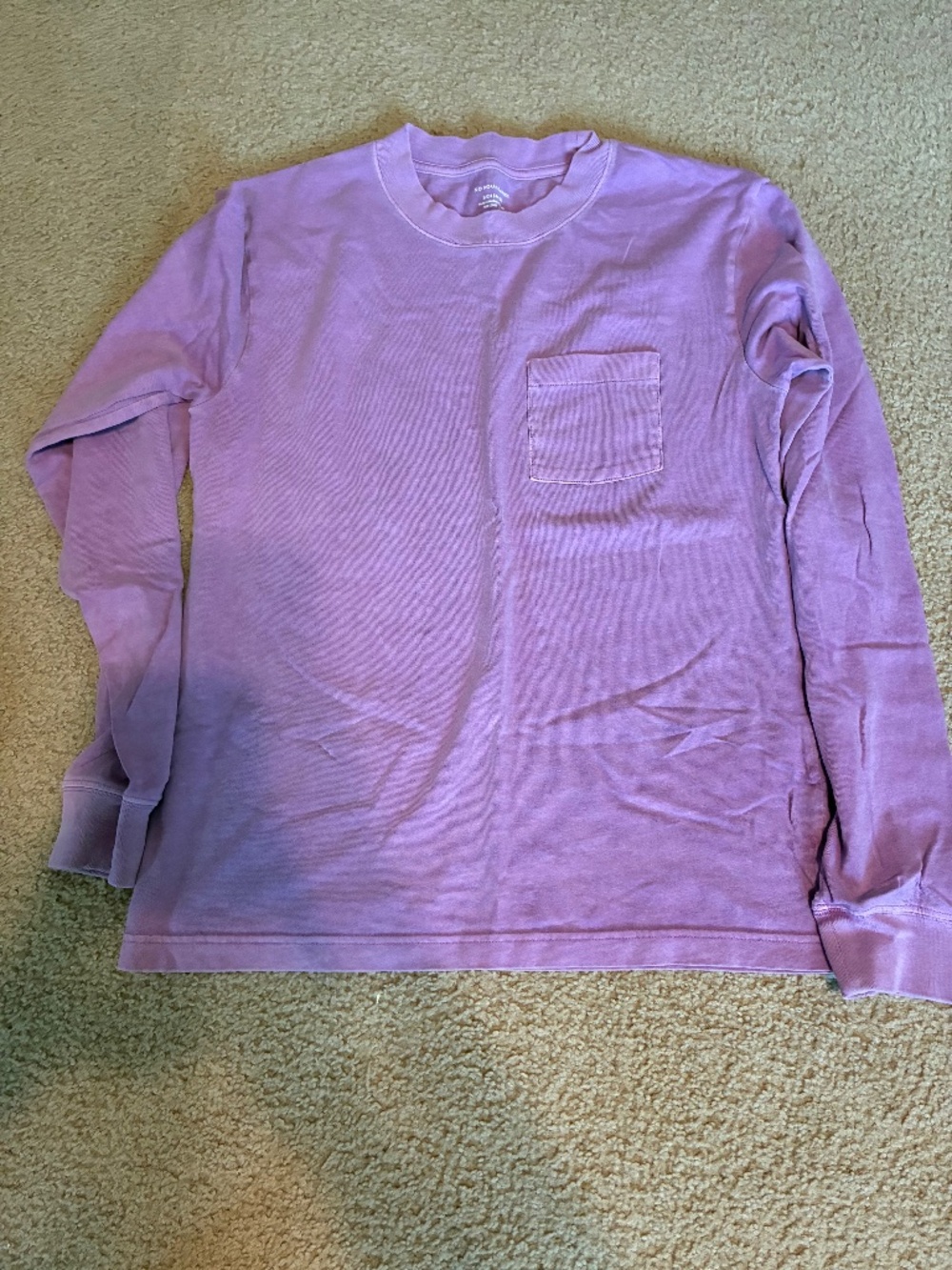 Purple No Boundaries Pocket Tee Size Small